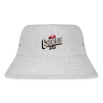 I Chorale En vrie - Stanley/Stella Recycled Bucket Hat - heather grey - Front