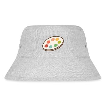 Vibrant palette of inspiration - Stanley/Stella Recycled Bucket Hat - heather grey - Front
