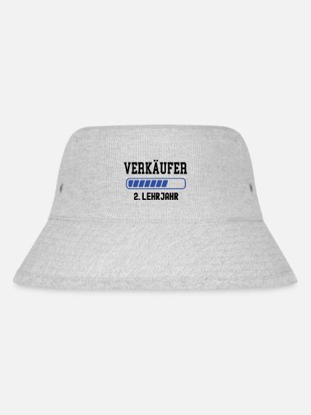 Ausbildung Verkäufer 2. Lehrjahr Verkauf Lehre - Stanley/Stella recycelter Bucket Hat - Grau meliert