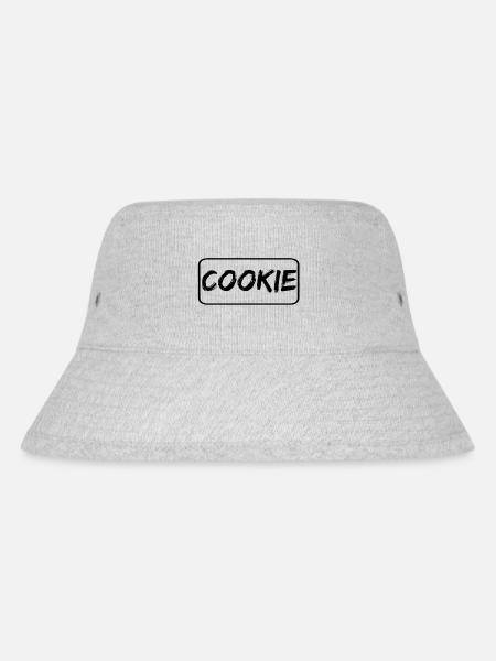 Cookie-Transparent - Stanley/Stella recycelter Bucket Hat - Grau meliert