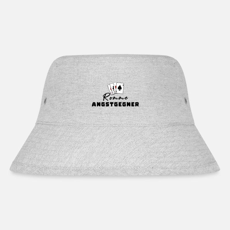 Romme Angstgegner - Stanley/Stella recycelter Bucket Hat - Grau meliert