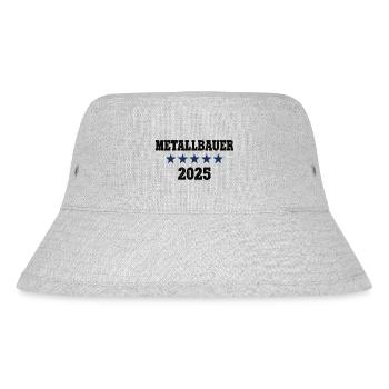 Metallbauer Beruf Metallbauerei Arbeit Schlosser - Stanley/Stella recycelter Bucket Hat - Grau meliert - Vorne