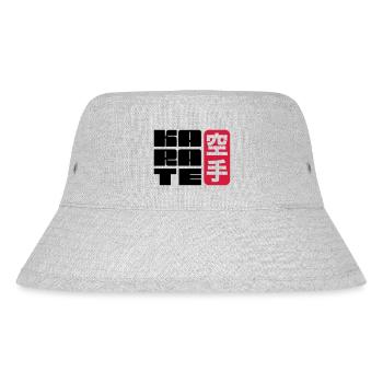 Karate - Stanley/Stella recycelter Bucket Hat - Grau meliert - Vorne