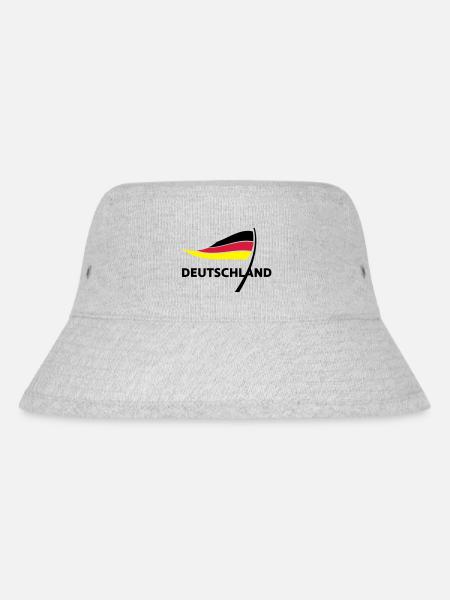 Deutschland - Stanley/Stella recycelter Bucket Hat - Grau meliert