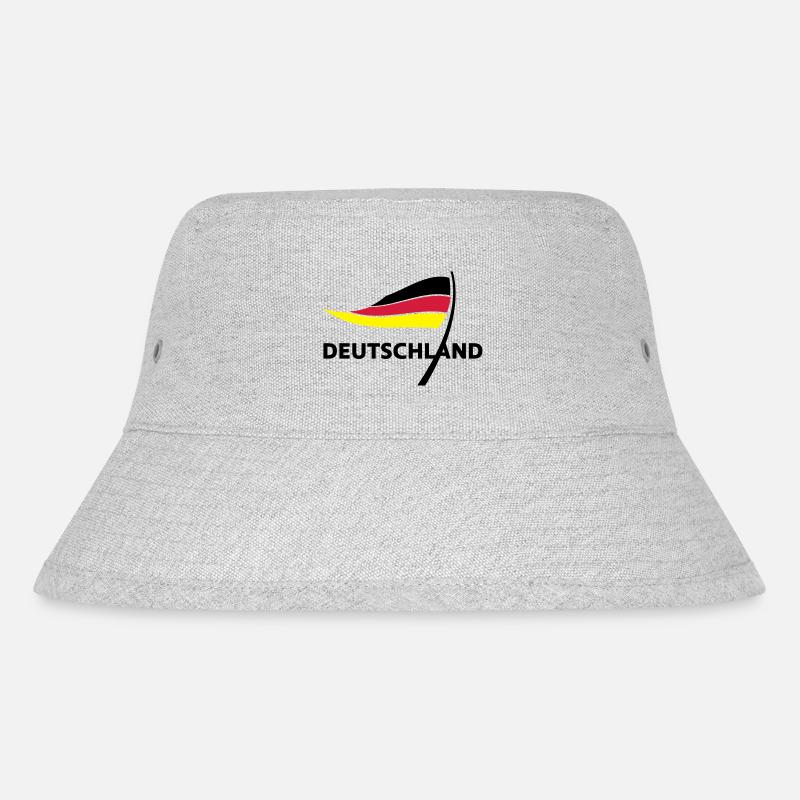 Deutschland - Stanley/Stella recycelter Bucket Hat - Grau meliert