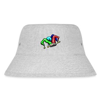 Gauklermütze Fool cap with little bell - Stanley/Stella Recycled Bucket Hat - heather grey - Front