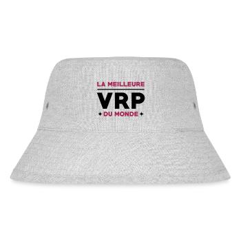 VRP / Commercial / Commerce / Vente / Vendeur - Bob recyclé Stanley/Stella - gris chiné - Devant