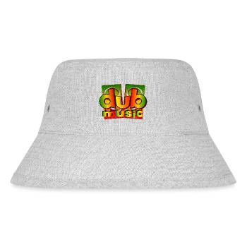 dub music reggae - Stanley/Stella recycelter Bucket Hat - Grau meliert - Vorne