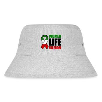 Women life freedom - Stanley/Stella Recycled Bucket Hat - heather grey - Front