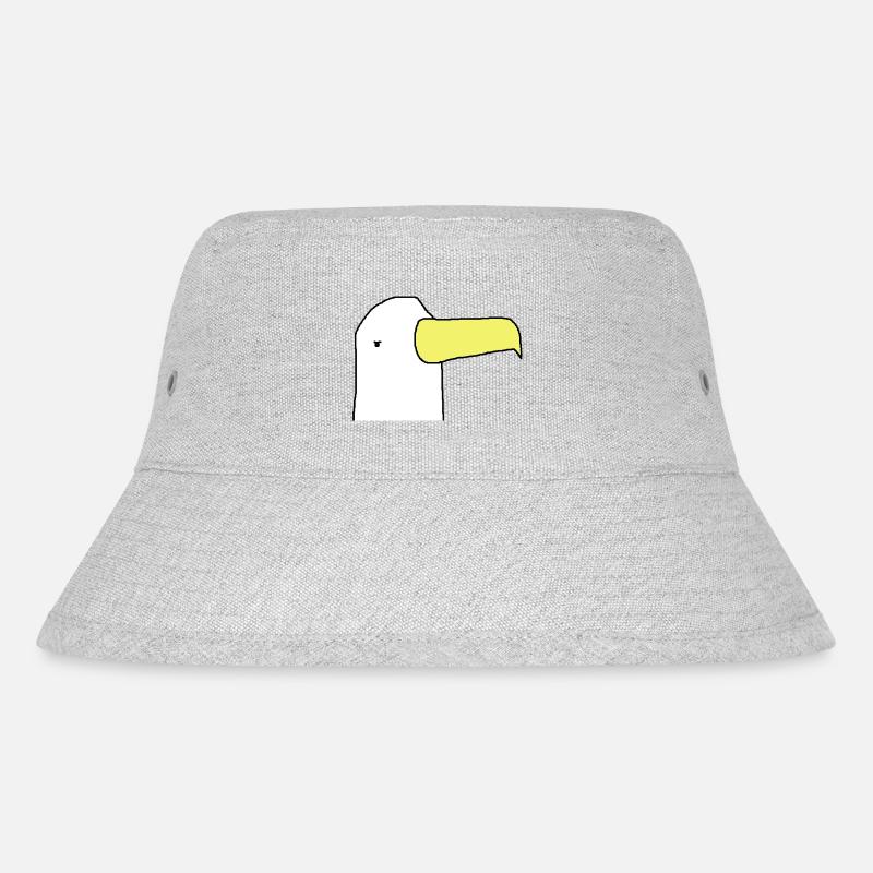 Adler - Stanley/Stella recycelter Bucket Hat - Grau meliert