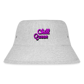 Chill Queen - Stanley/Stella recycelter Bucket Hat - Grau meliert - Vorne