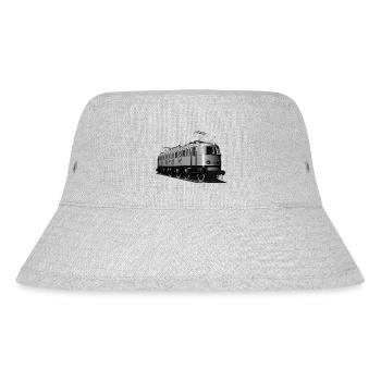 Locomotive Electric E18 Deutsche Reichsbahn - Stanley/Stella Recycled Bucket Hat - heather grey - Front
