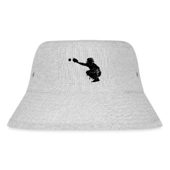 Baseball - Stanley/Stella recycelter Bucket Hat - Grau meliert - Vorne
