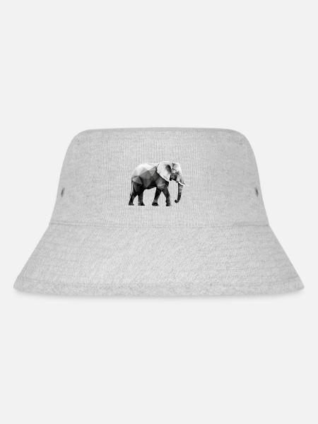 ELEFANT - Stanley/Stella recycelter Bucket Hat - Grau meliert