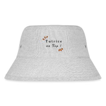 tutrice au top ! - Bob recyclé Stanley/Stella - gris chiné - Devant
