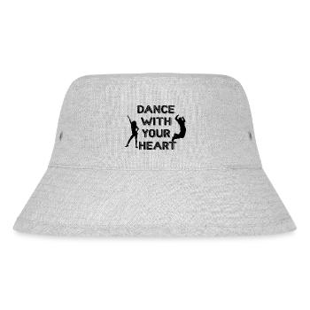 Dancing Dance Music - Stanley/Stella recycelter Bucket Hat - Grau meliert - Vorne