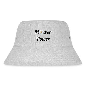 Sprüche - Stanley/Stella recycelter Bucket Hat - Grau meliert - Vorne