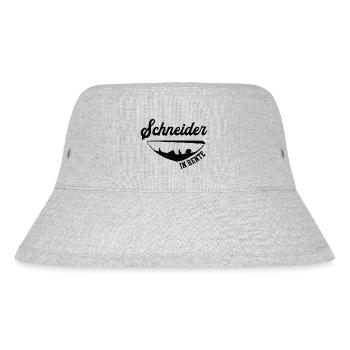 Schneider Rente Ruhestand Rentner Designer Mode - Stanley/Stella recycelter Bucket Hat - Grau meliert - Vorne