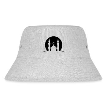 Ramadan Mubarak muslim islam Fasten moslem Allah - Stanley/Stella recycelter Bucket Hat - Grau meliert - Vorne