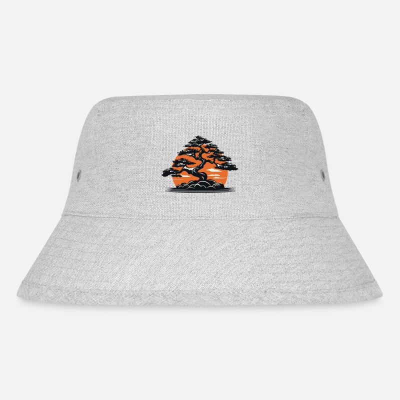 Bonsai - Stanley/Stella recycelter Bucket Hat - Grau meliert