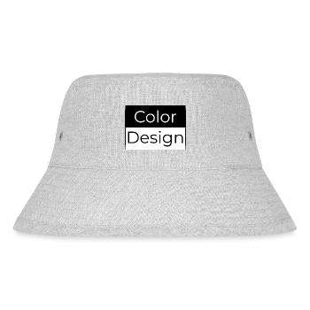 Color-Design - Stanley/Stella recycelter Bucket Hat - Grau meliert - Vorne