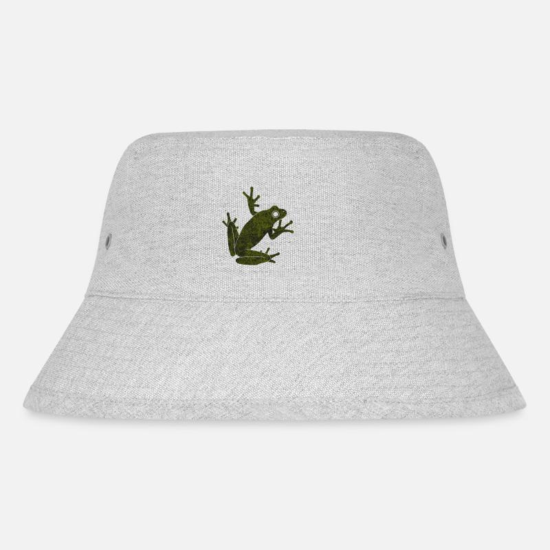 Frosch - Stanley/Stella recycelter Bucket Hat - Grau meliert