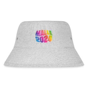 Malle 2024 Urlaub - Stanley/Stella recycelter Bucket Hat - Grau meliert - Vorne