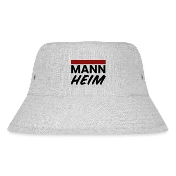Mannheim Monnem - Stanley/Stella recycelter Bucket Hat - Grau meliert - Vorne