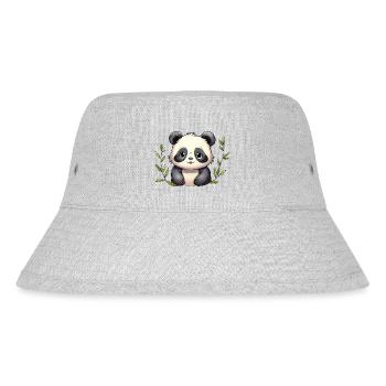 Red panda - Stanley/Stella Recycled Bucket Hat - heather grey - Front