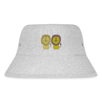 Löwen brace - Stanley/Stella Recycled Bucket Hat - heather grey - Front
