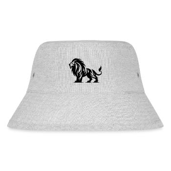 Lion tribal à grande crinière - Bob recyclé Stanley/Stella - gris chiné - Devant