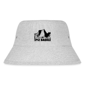 Piz Badile, Mountain, Mountains, Switzerland, Bregaglia, Alps - Stanley/Stella Recycled Bucket Hat - heather grey - Front