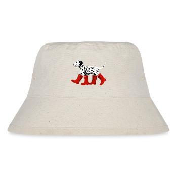 Dalmatien aux bottes rouges - Bob recyclé Stanley/Stella - blanc naturel - Devant