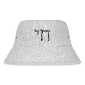 Chai (Leben) - Stanley/Stella recycelter Bucket Hat - Grau meliert - Vorne