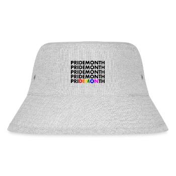 pride month demon - Stanley/Stella recycelter Bucket Hat - Grau meliert - Vorne