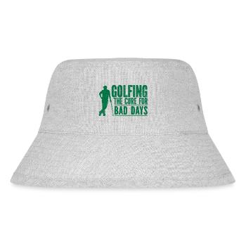 Golf - Golfclub Goldspieler Birdie Elite Luxus - Stanley/Stella recycelter Bucket Hat - Grau meliert - Vorne