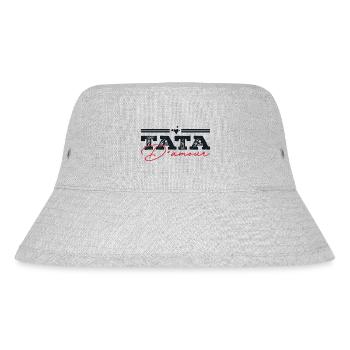 Tata d'amour Humour Cadeau - Bob recyclé Stanley/Stella - gris chiné - Devant