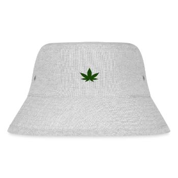 marijuana - Stanley/Stella Recycled Bucket Hat - heather grey - Front