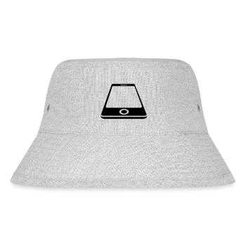 Smartphone White - Stanley/Stella Recycled Bucket Hat - heather grey - Front