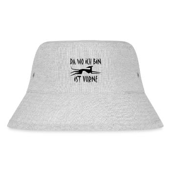 Windhund - Stanley/Stella recycelter Bucket Hat - Grau meliert - Vorne