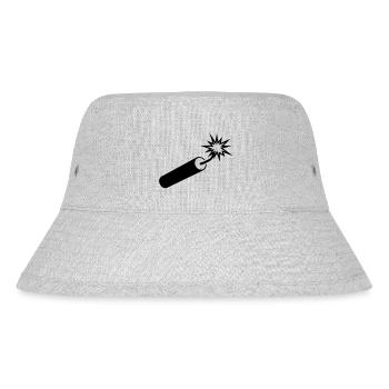 dynamit___f1 - Stanley/Stella recycelter Bucket Hat - Grau meliert - Vorne