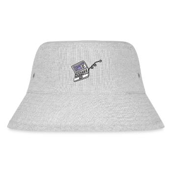 Informatik - Stanley/Stella recycelter Bucket Hat - Grau meliert - Vorne