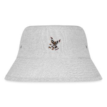 Old school eagle - Stanley/Stella recycelter Bucket Hat - Grau meliert - Vorne