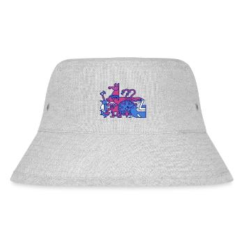 Penscynor Wildpark - Stanley/Stella recycelter Bucket Hat - Grau meliert - Vorne
