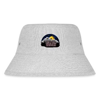 Bats Carpathian Horror Castle Halloween Spooky - Stanley/Stella Recycled Bucket Hat - heather grey - Front