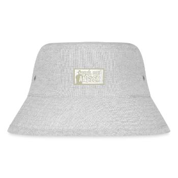 Natural Born Angler beige - Stanley/Stella Recycled Bucket Hat - heather grey - Front