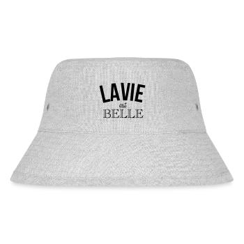 La vie est belle - Bob recyclé Stanley/Stella - gris chiné - Devant