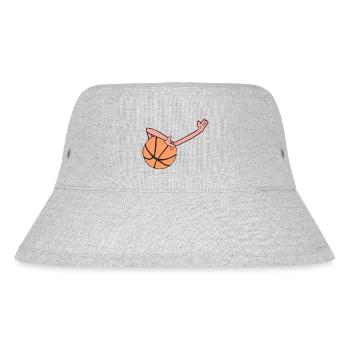 Dab Basketball - Stanley/Stella Recycled Bucket Hat - heather grey - Front