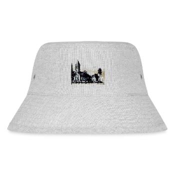 Old church in a village - Stanley/Stella Recycled Bucket Hat - heather grey - Front