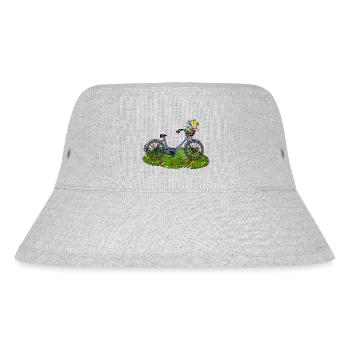 Bike - Stanley/Stella Recycled Bucket Hat - heather grey - Front